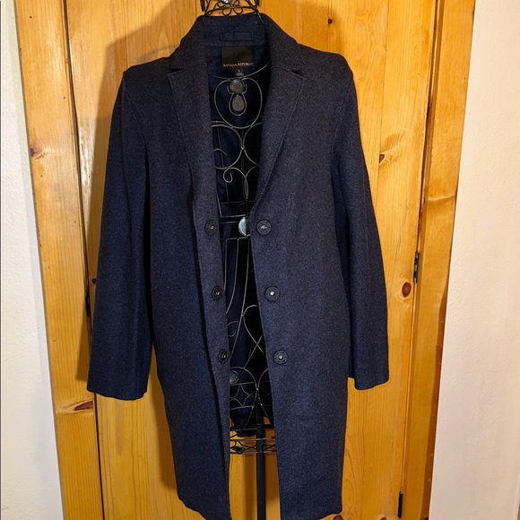 Banana Republic wool blend pea coat - Picture 4 of 10